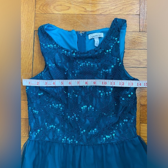 SPEECHLESS Junior’s Sequin Tulle Dress Size 7 - Picture 6 of 6